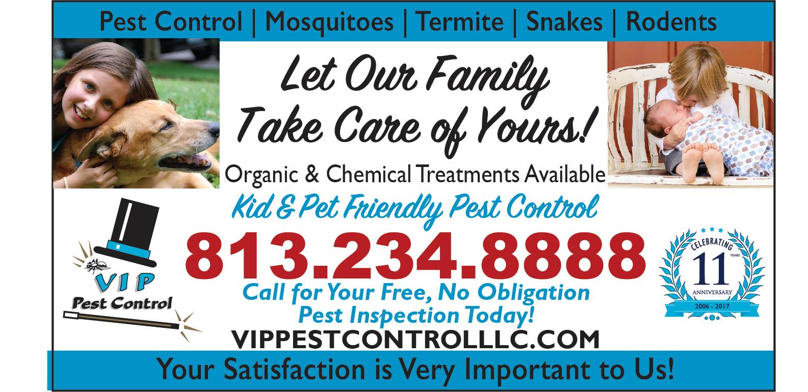 VIP - Let us take care of your pests! We have organic and chemical pest ...
