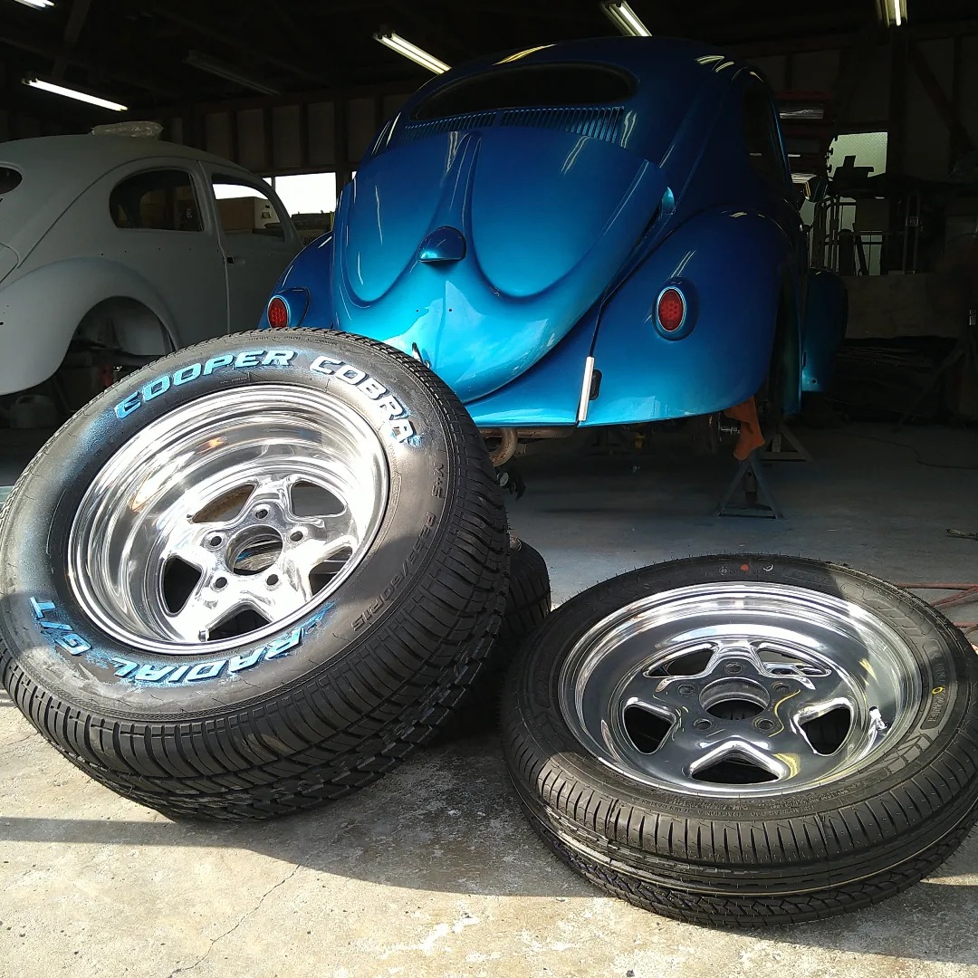 🇯🇵Newタイヤ😁 F:145/65R15 R:255/60R15 #vwkäfer#classicvw