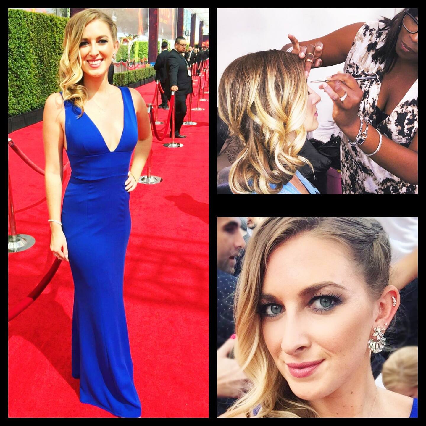 Best night ever! @daytimeemmys @boldandbeautifulcbs Makeup @makeup_minrob Hair @itsalexisreyes Dress @kevanhalldesign Stylist @chazefoley Jewelry @charlielapson @katherinekellylang @naomimatsudaofficial @ashleyaubra @tamaraclatterbuck @romypark 