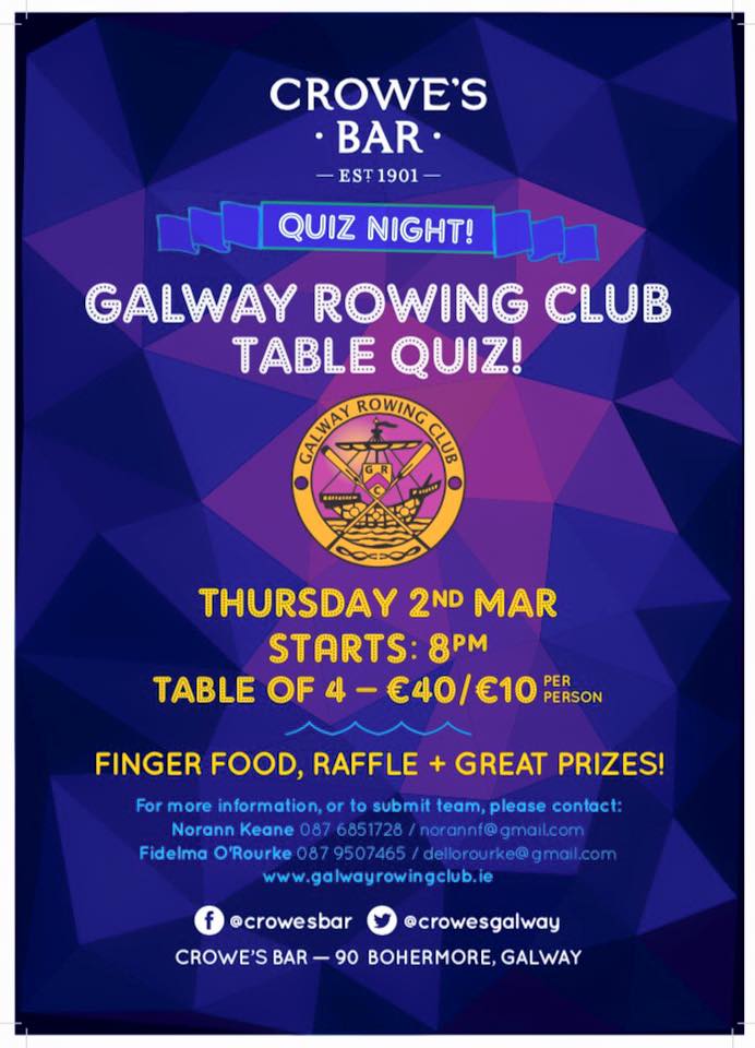 Our friends at Galway Rowing Club have... - Bish Rowing Club