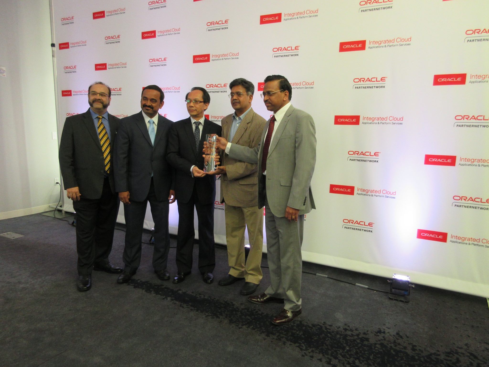 Tata - TCS team receiving the OPN Specialized Partner of the Year APAC ...