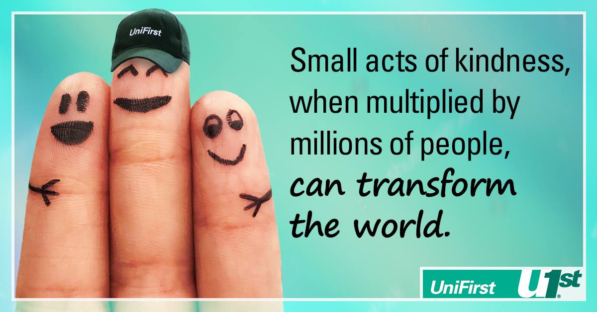 UniFirst - PAYING IT FORWARD — Today is National Random Acts of ...