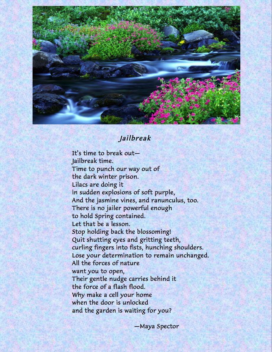 Here's one of the best spring poems I... - Parker J. Palmer | Facebook