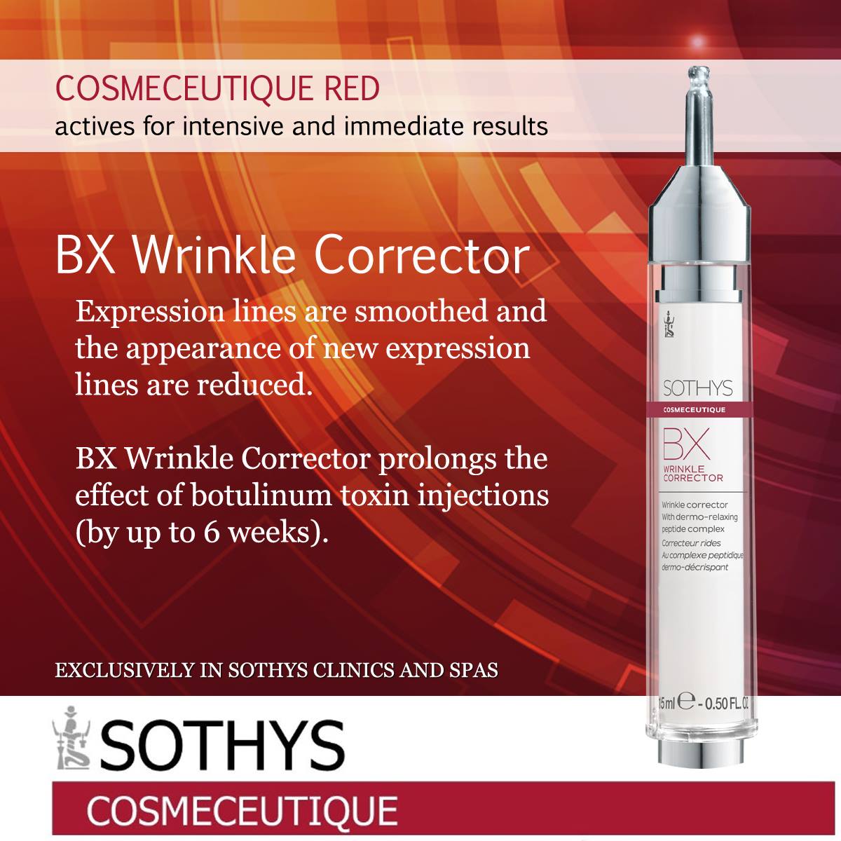 Sothys - Cosmeceutique Red - BX Wrinkle Corrector TARGET 