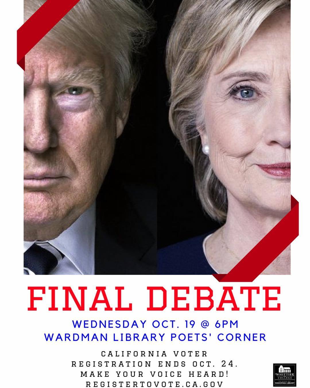 Wardman Library - Whittier College - Season finale Wednesday Oct 19 ...