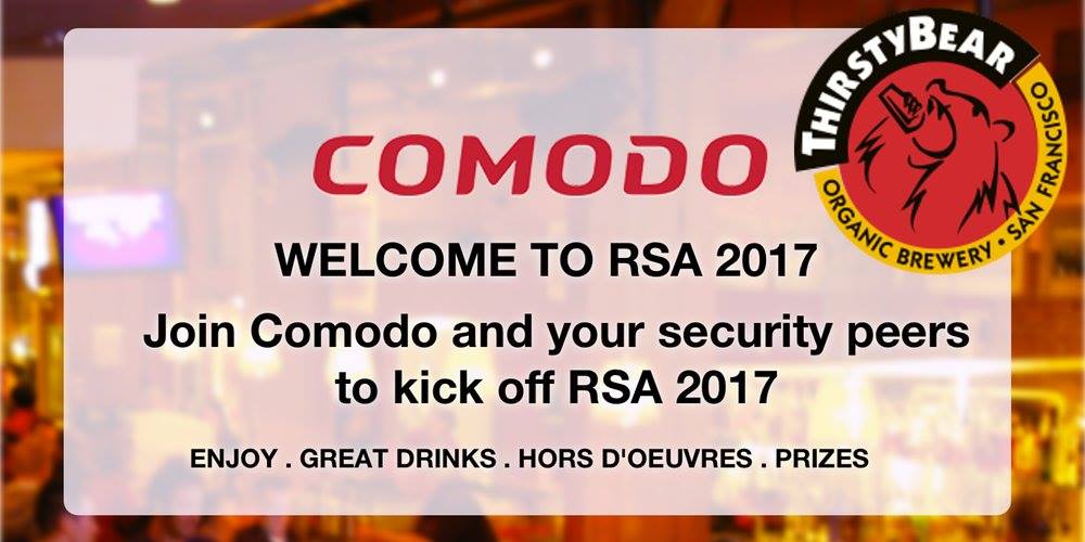 Xcitium - Join Comodo for RSA Conference welcome reception on February ...