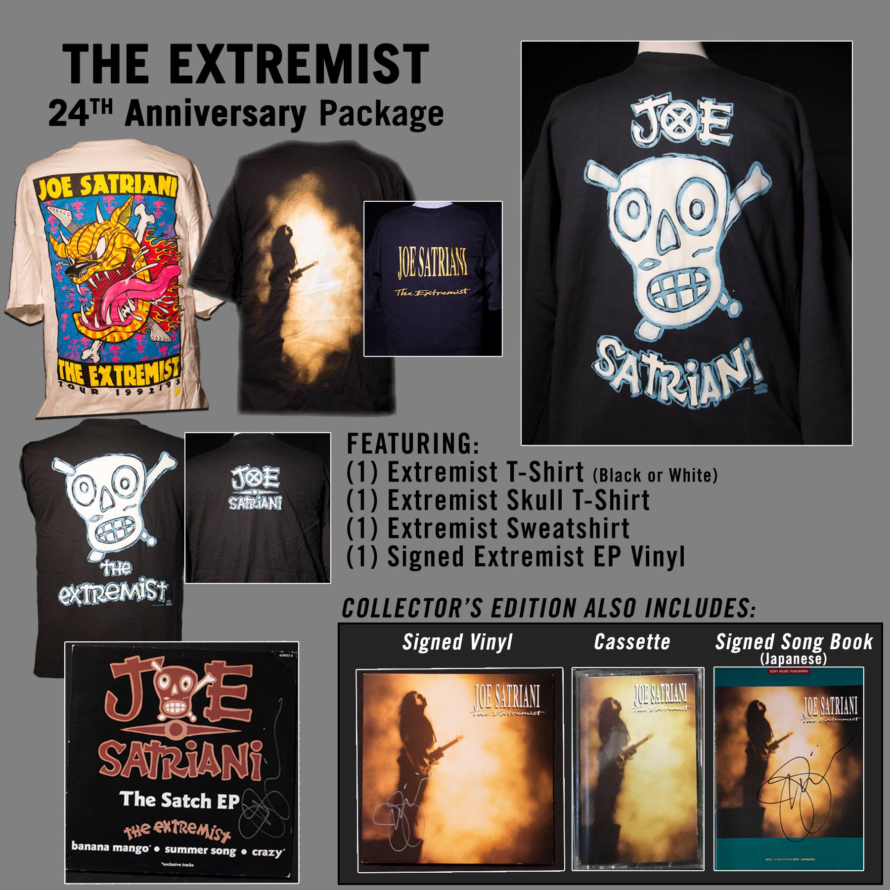 Joe - To celebrate the 24th Anniversary of The Extremist we have a
