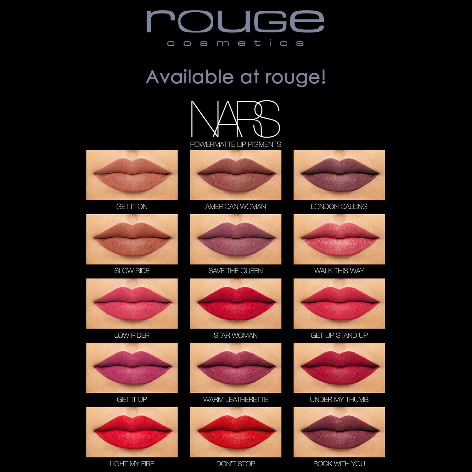 Rouge Cosmetics - The New NARS Powermatte Lip Pigments...