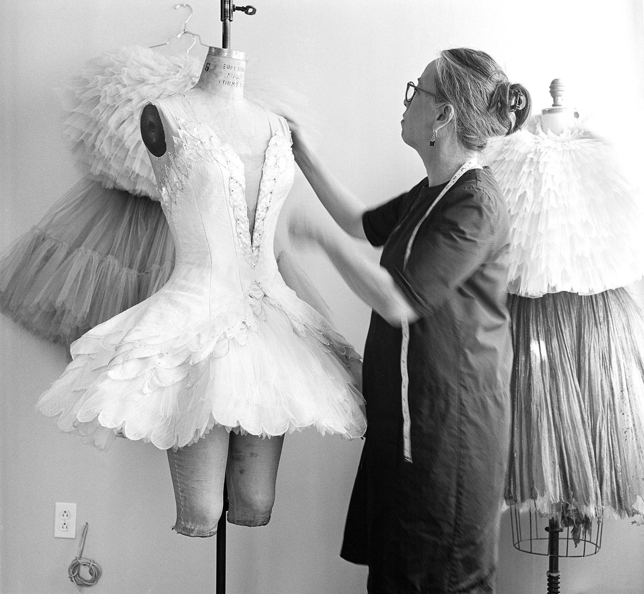 WNYC - Coco Dupont, of Cygnet Studios, with a ballet costume in ...