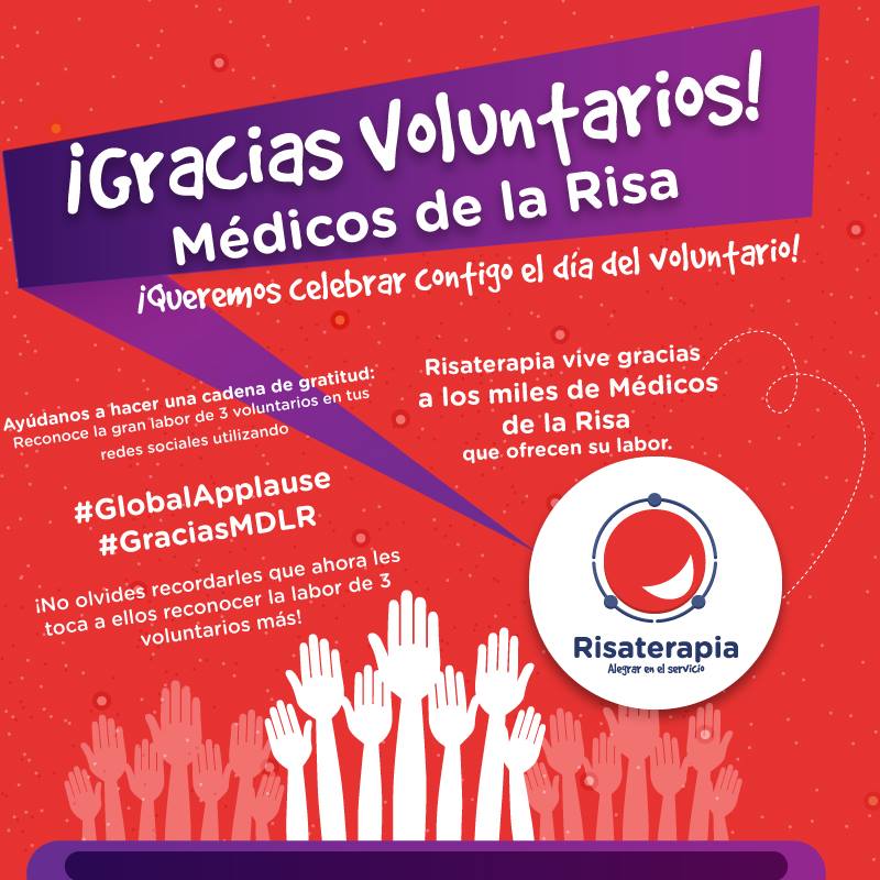 Risaterapia - ¡Feliz #DiaDelVoluntario! Ayúdanos a reconocer la labor ...