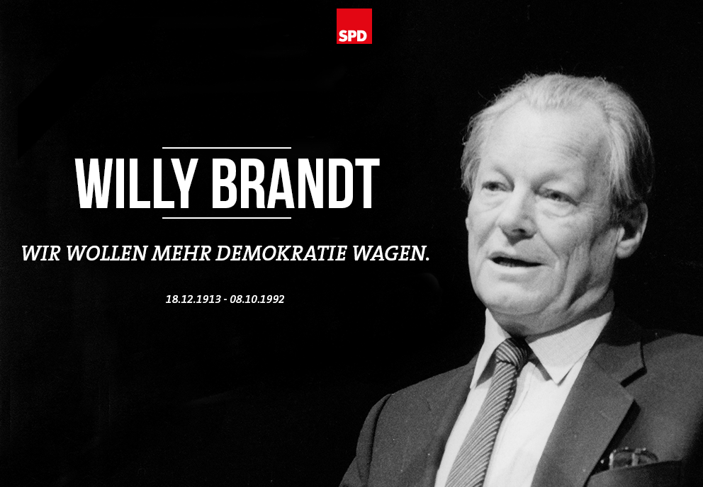 Willy Brandt Hat Mehr Demokratie Gewagt Spd Rheinland Pfalz