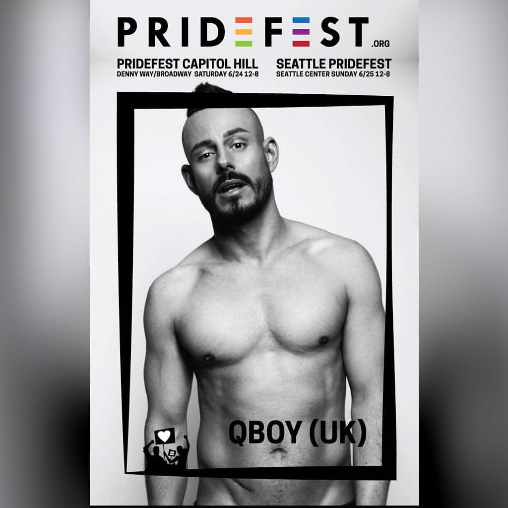 QBoy - I'm very proud to be part of the line-up @seattlepridefest this ...
