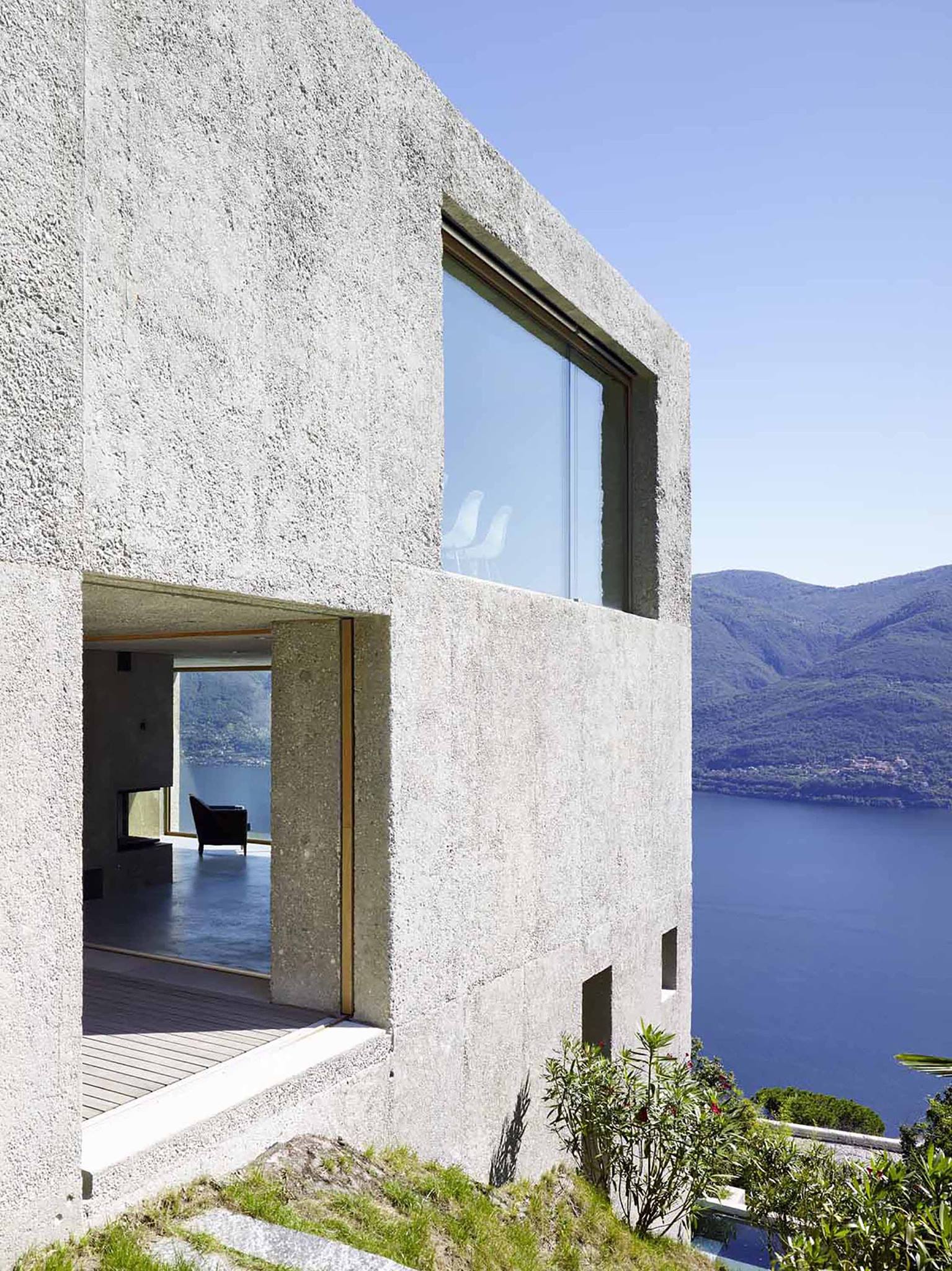 This house in Switzerland by Wespi de Meuron Romeo architects was