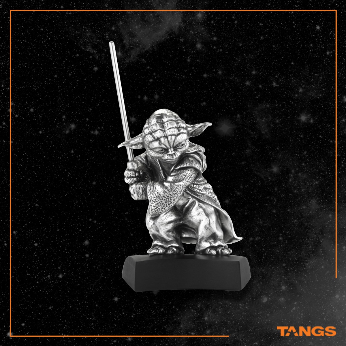 TANGS - Royal Selangor Star Wars Yoda Figurine The Force is strong 