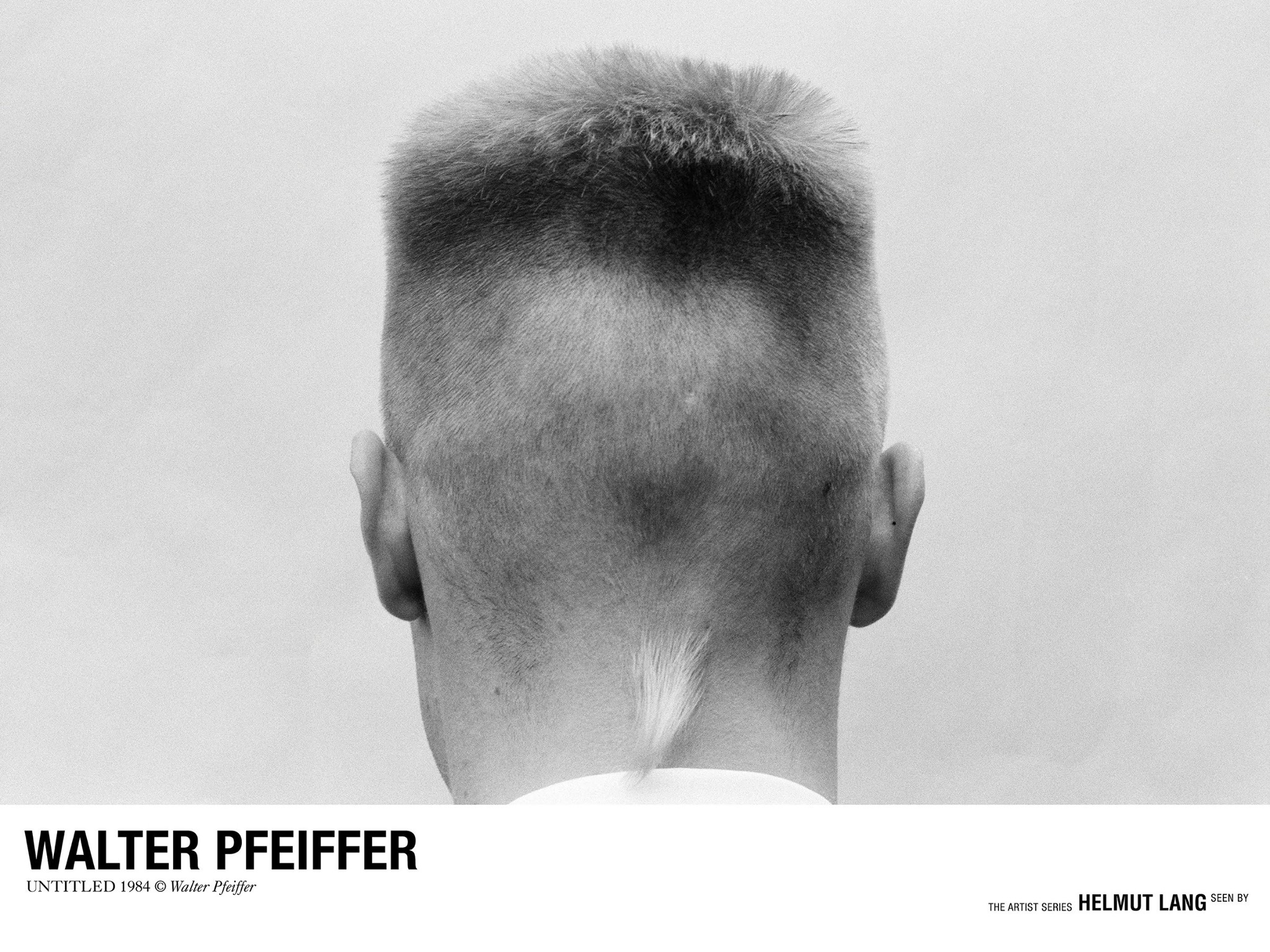 HELMUT - WALTER PFEIFFER is the first artist launching HELMUT LANG 