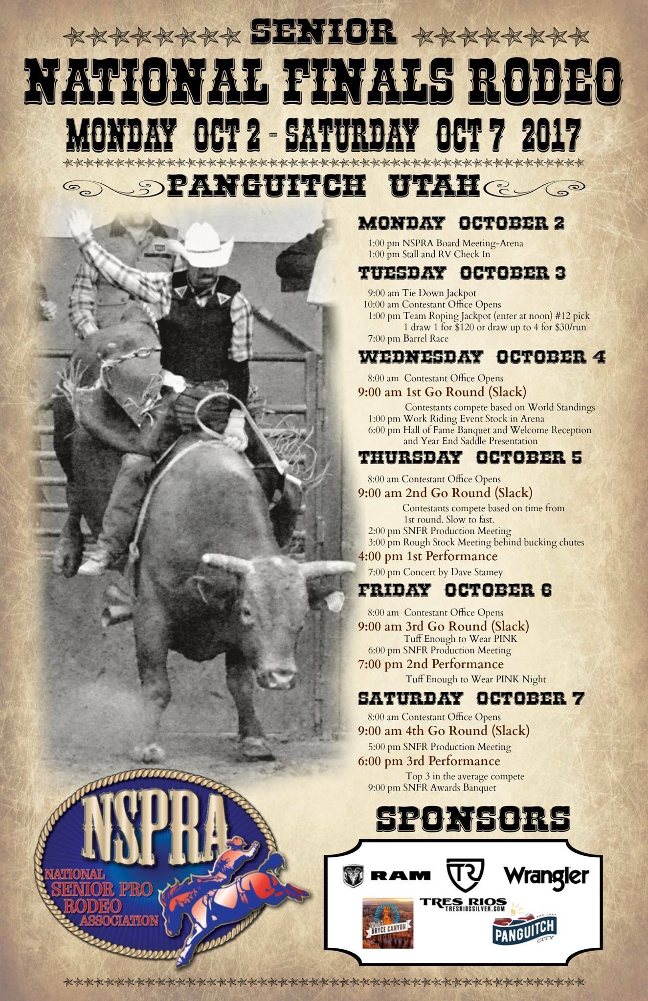 National Senior Pro Rodeo Association | Wickenburg AZ