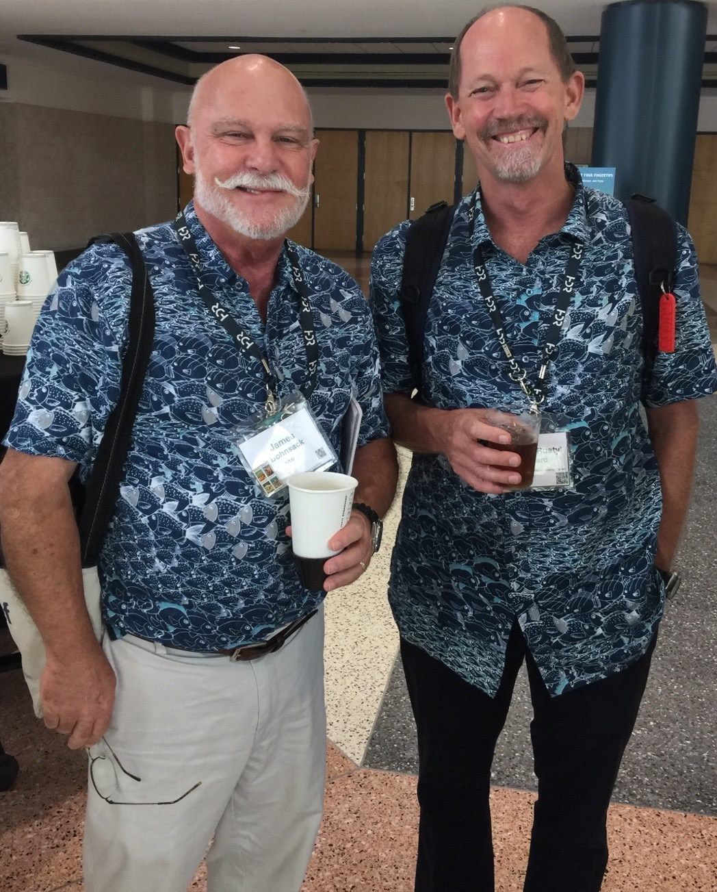 Former NOAA - Coral Reef Ecosystem Division - Dr. Jim Bohnsack (left ...