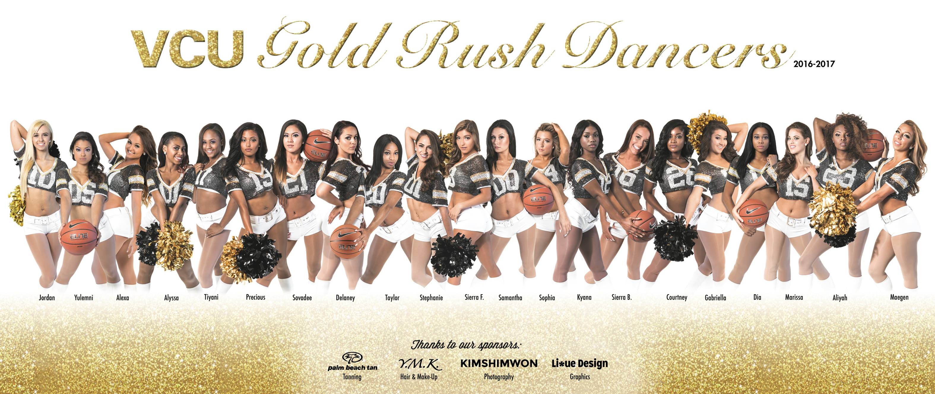 VCU Gold Rush Dancers - Order your very own poster at the link below ...