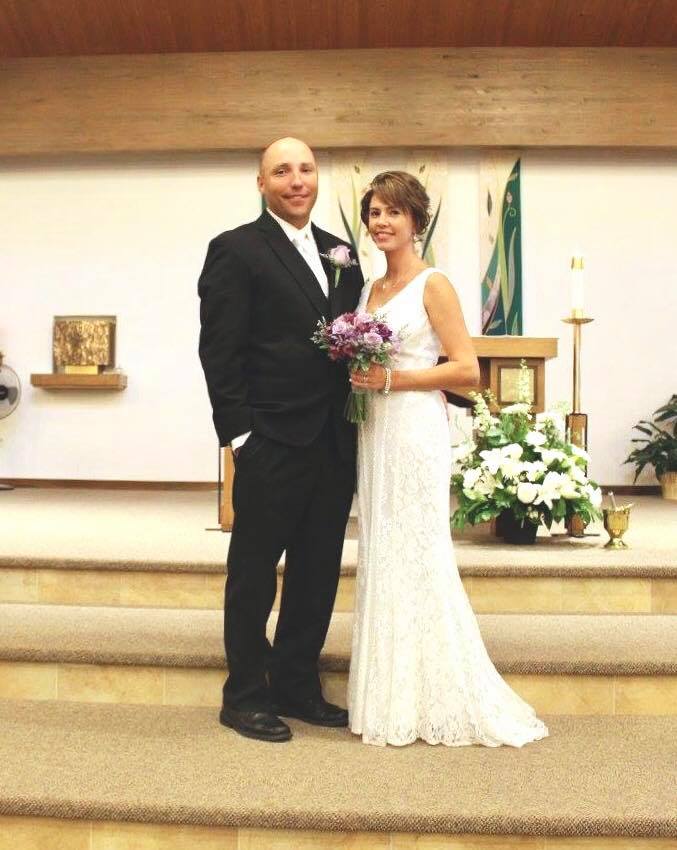 janelle brown wedding dress Congratulations!!!❤️❤️❤️ Get Married Secretly? Christine Shares Photos From Her Special Friend's Wedding! masquerade Black FLARE GOWN XL Cup Size:F