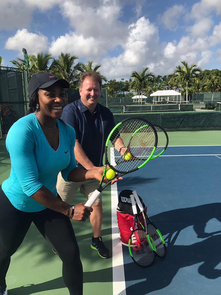 Serena - Loving my new Blade SW104 Autograph Racket! So honored to