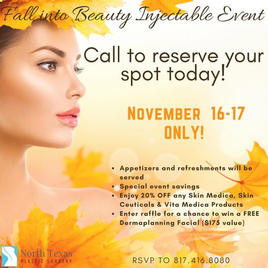 North Texas Plastic Surgery Med Spa - You’re invited to our FALL ...