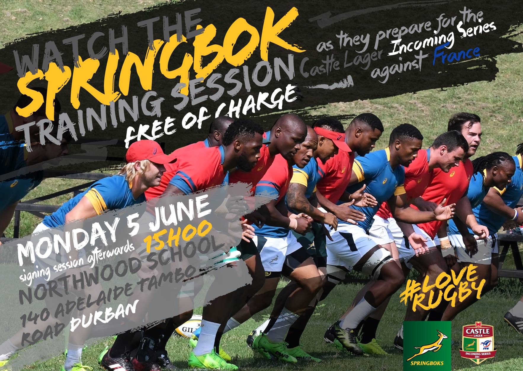 Springboks - Open Springbok Training in Durban Join the... | Facebook