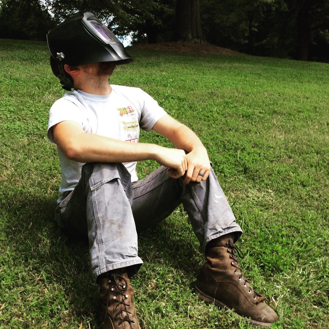 Haywood Community College - When you've got a welding helmet on hand ...