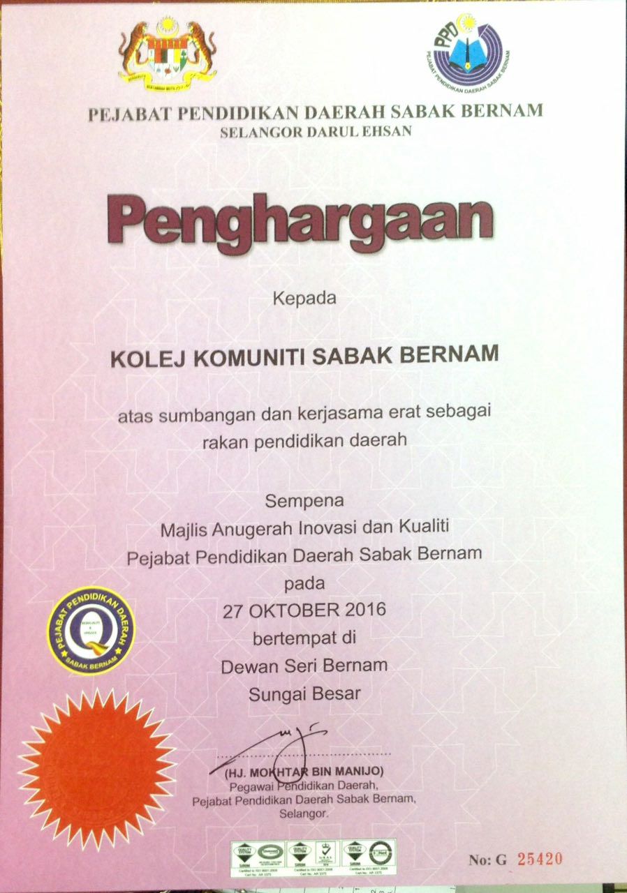 Kolej Komuniti Sabak Bernam... - Kolej Komuniti Sabak Bernam