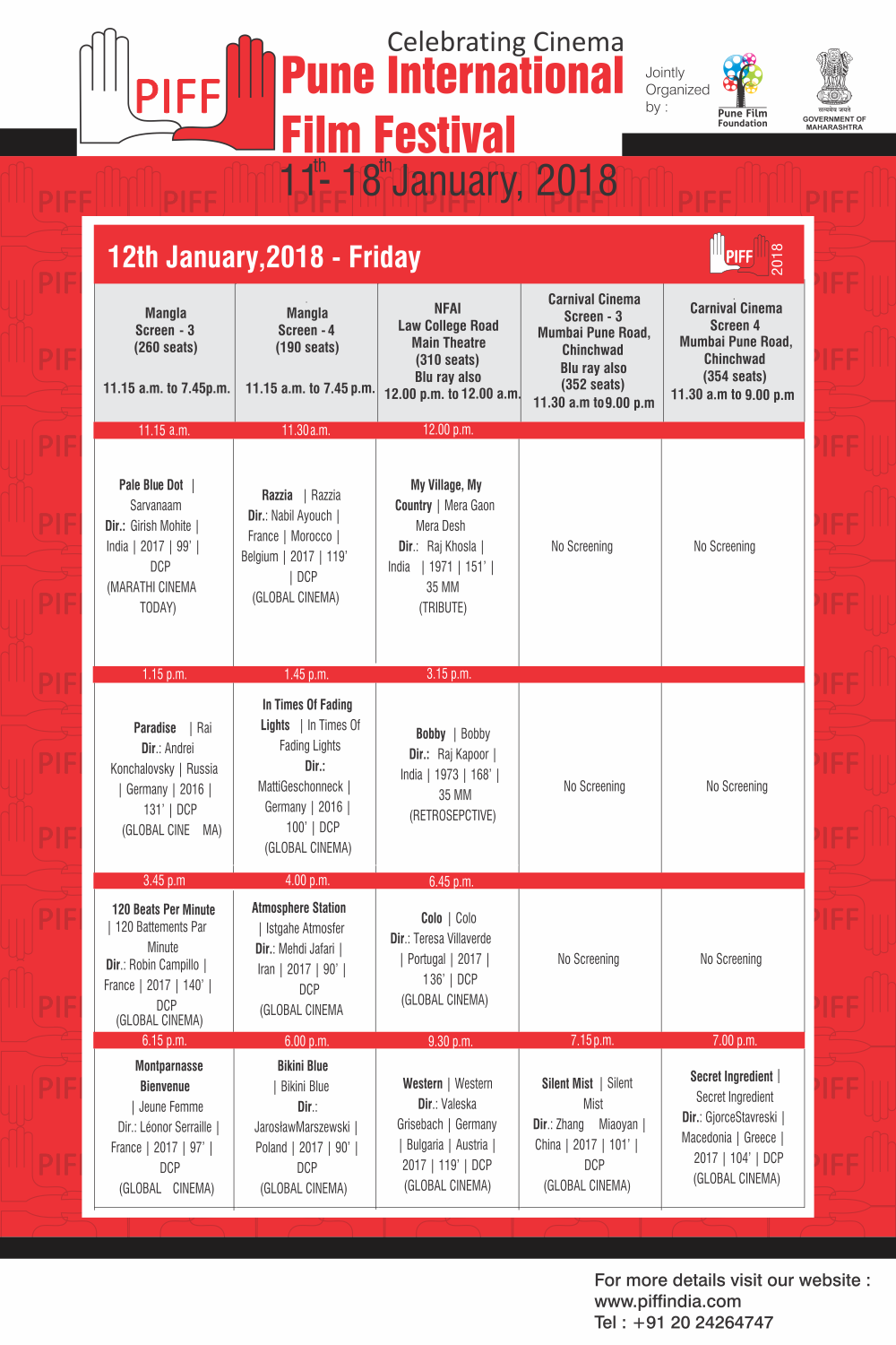 For those of you... - PIFF - Pune International Film Festival