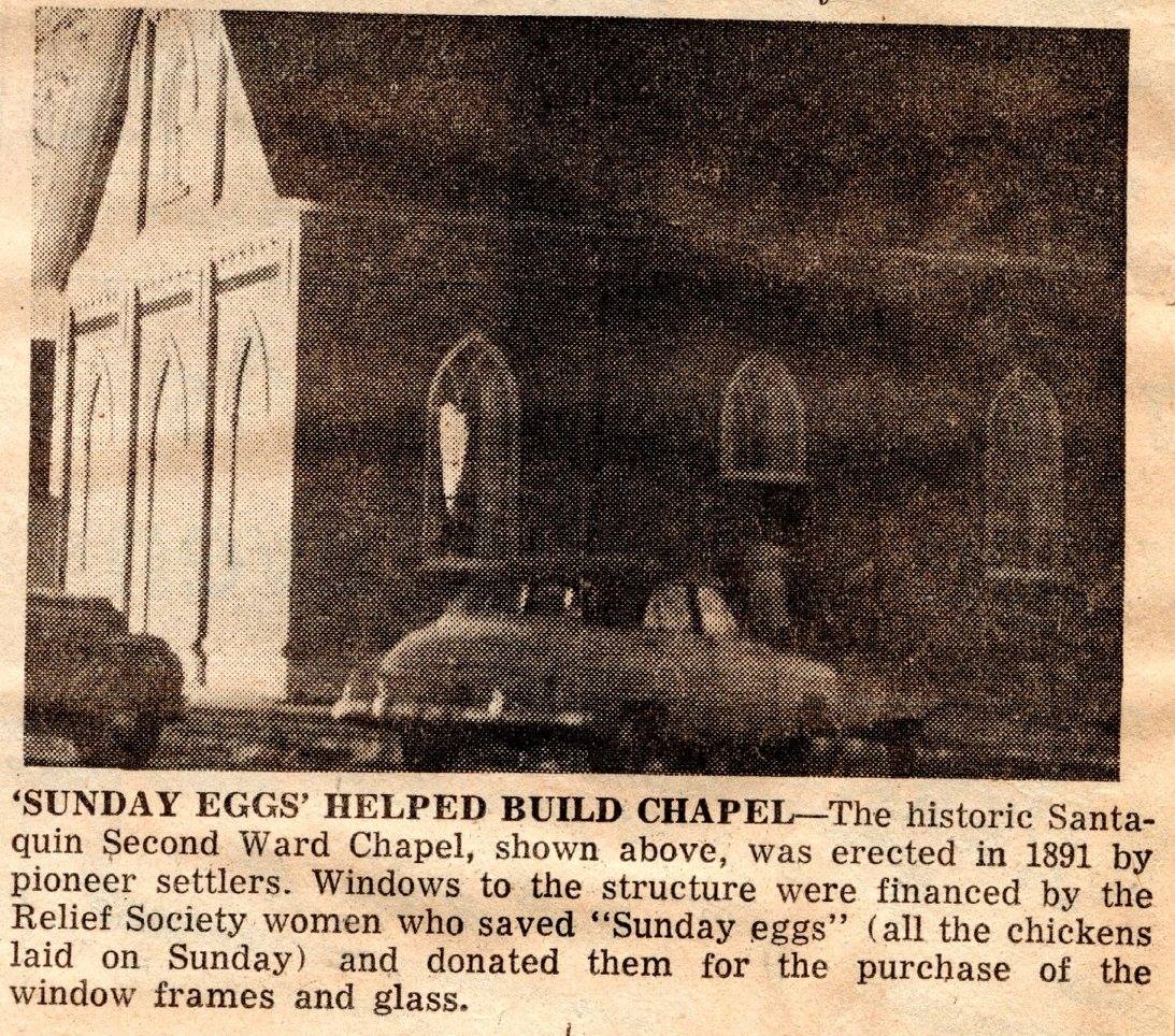 Santaquin Chieftain Museum - Here is an article about the building that ...