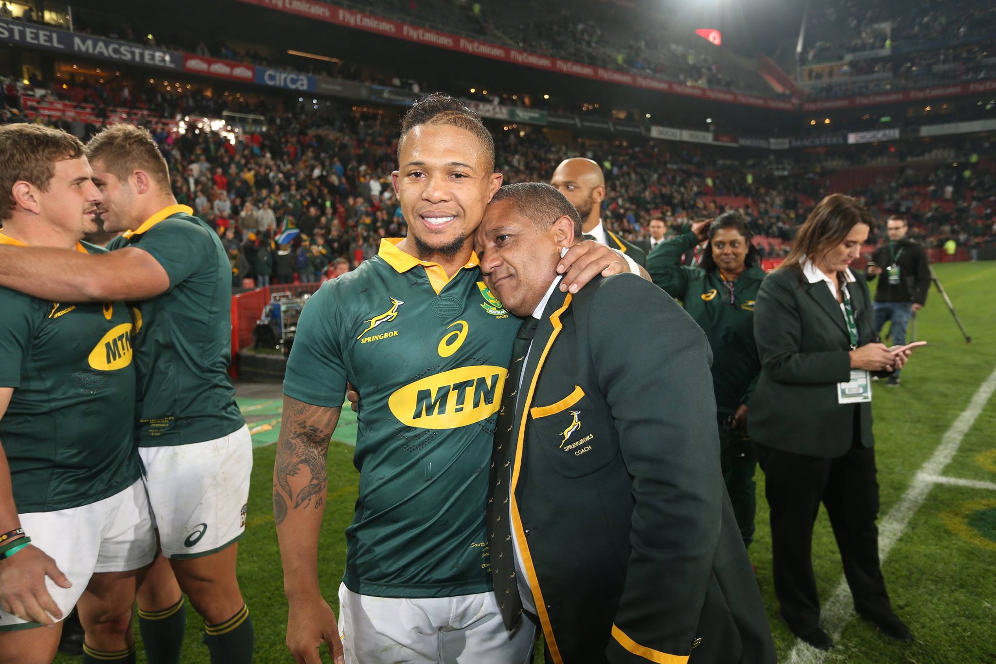 Springboks - Congratulations to the Springboks, winning...