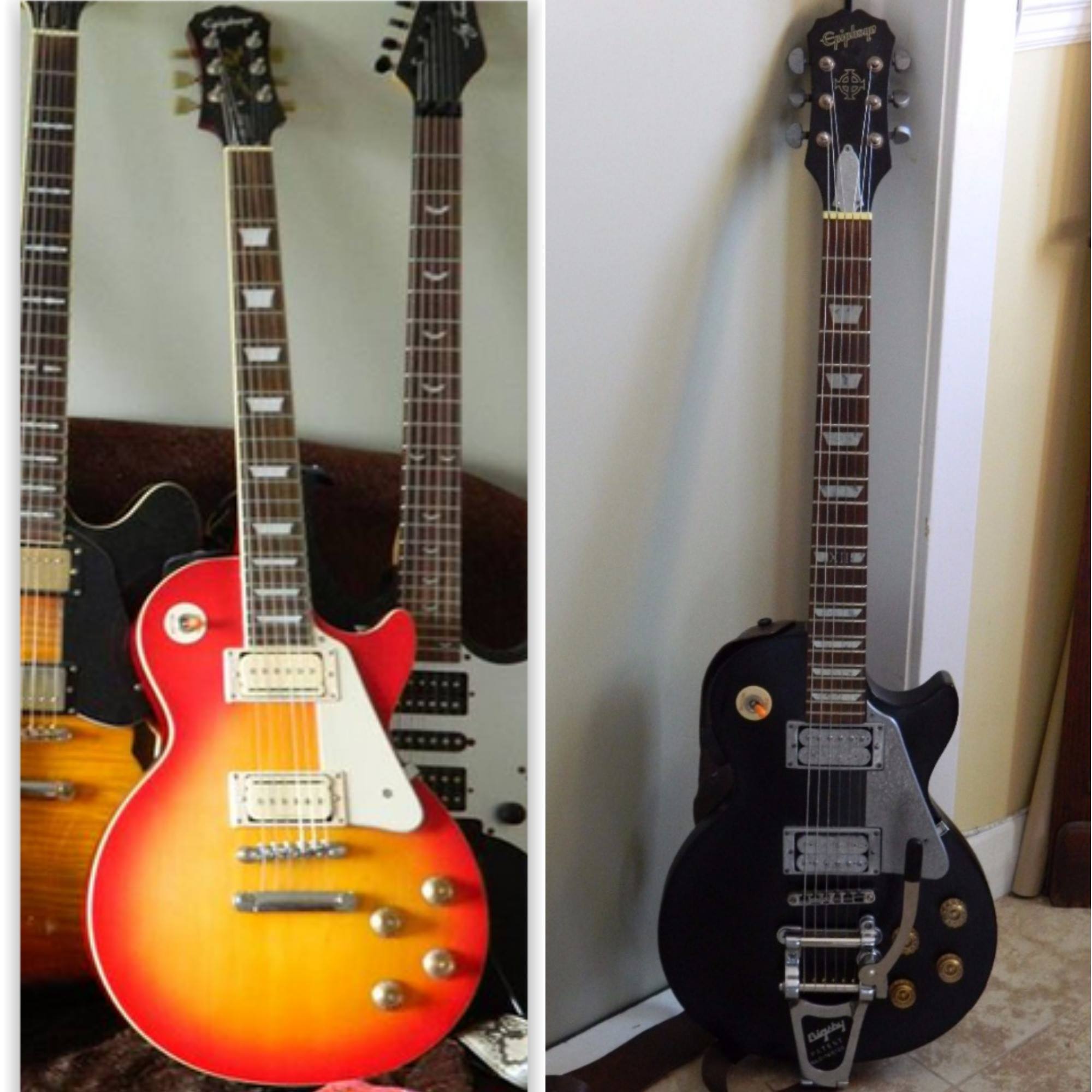 Customized 2005 Epiphone Broadway with Gibson P90's and Bigsby B6
