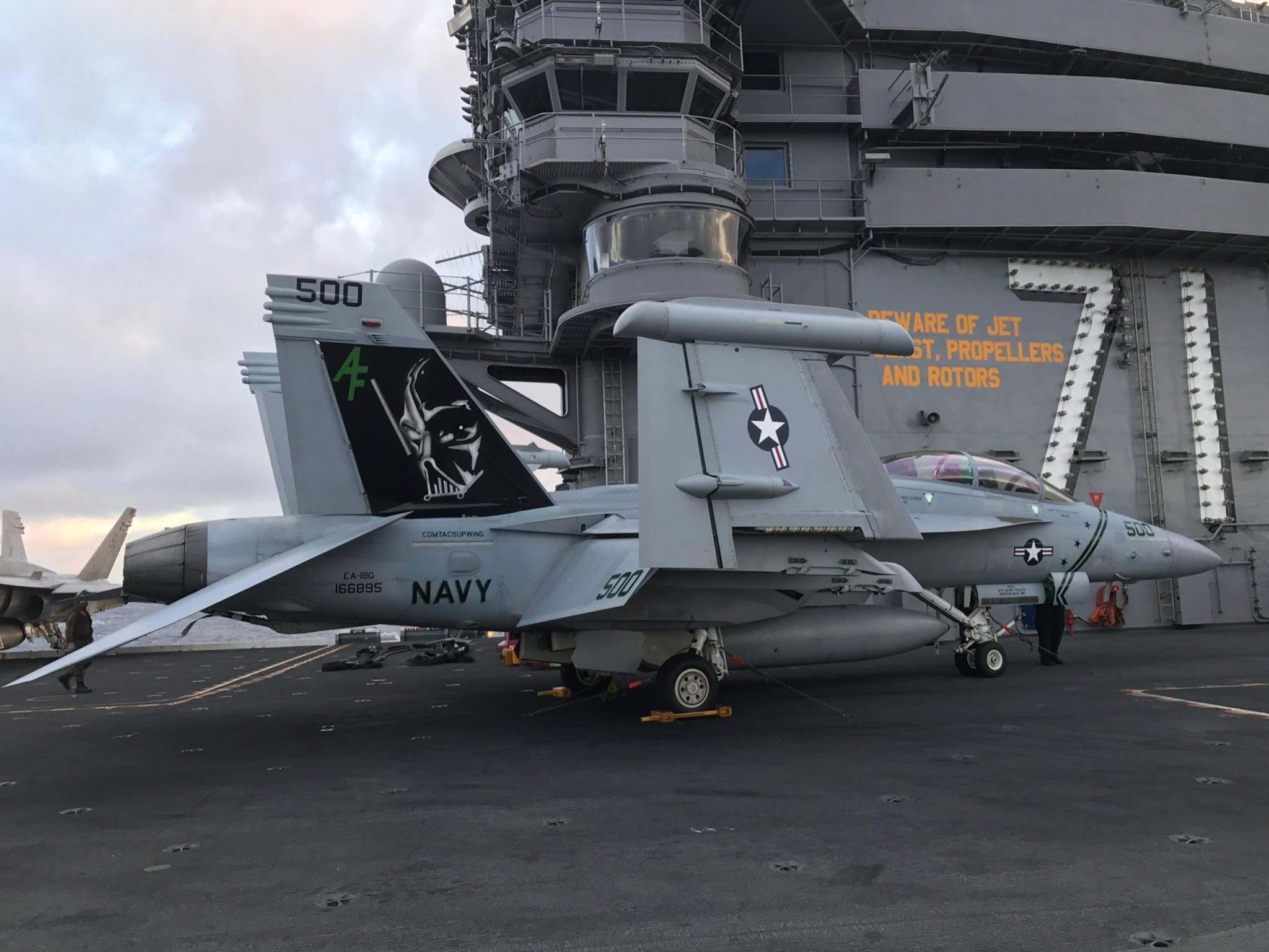 The VAQ-209 Star Warriors, a Navy Reserve electronic attacks