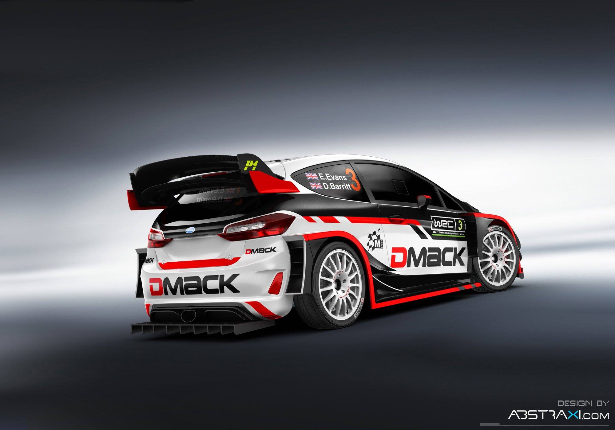 Elfyn Evans - Dmack Ford Fiesta WRC 2017 (y)