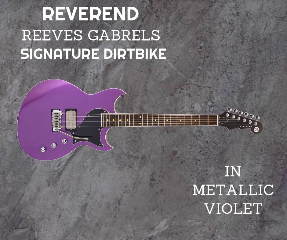 New Tangerine color on the Reverend Reeves Gabrels Signature Dirtbike!
