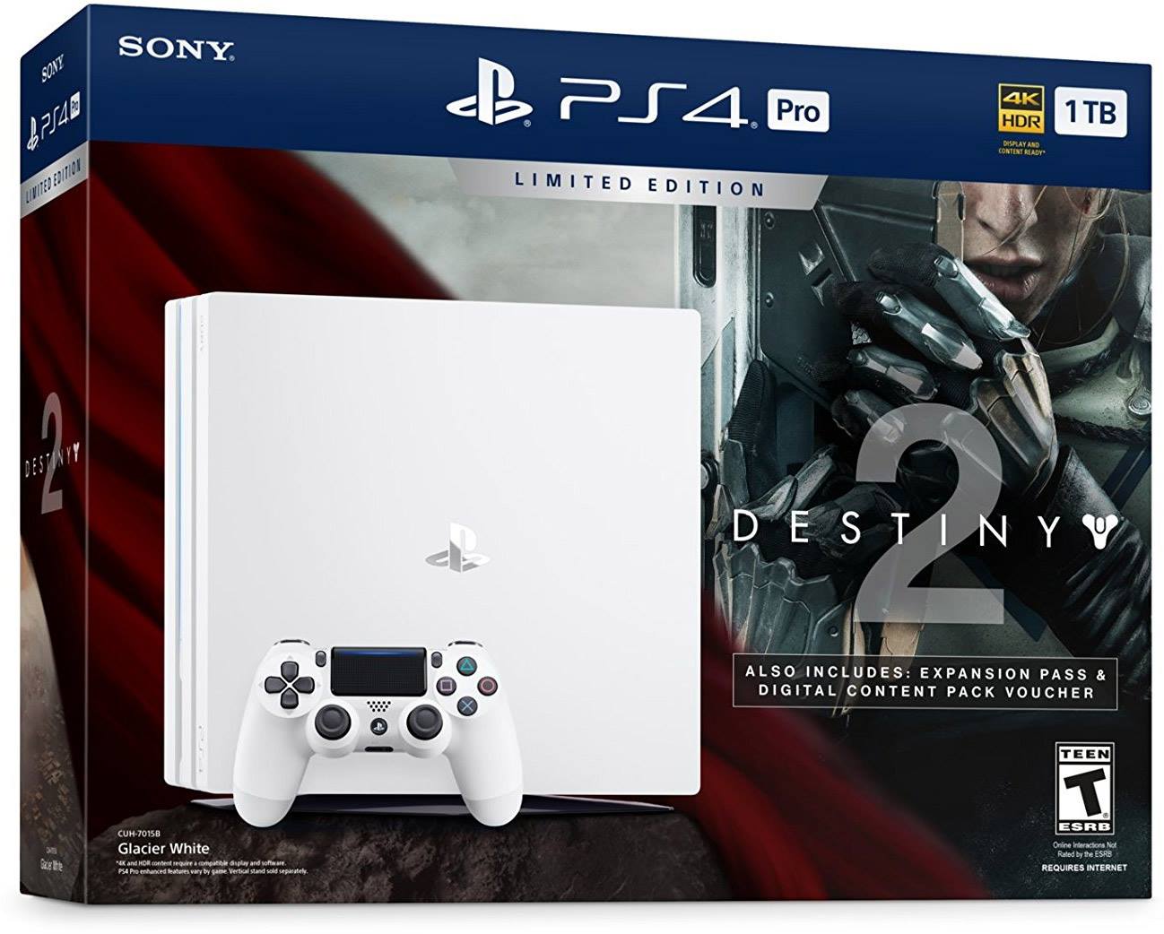 PlayStation 4 Pro 1TB Console - Destiny 2 Bundle (Glacier White 