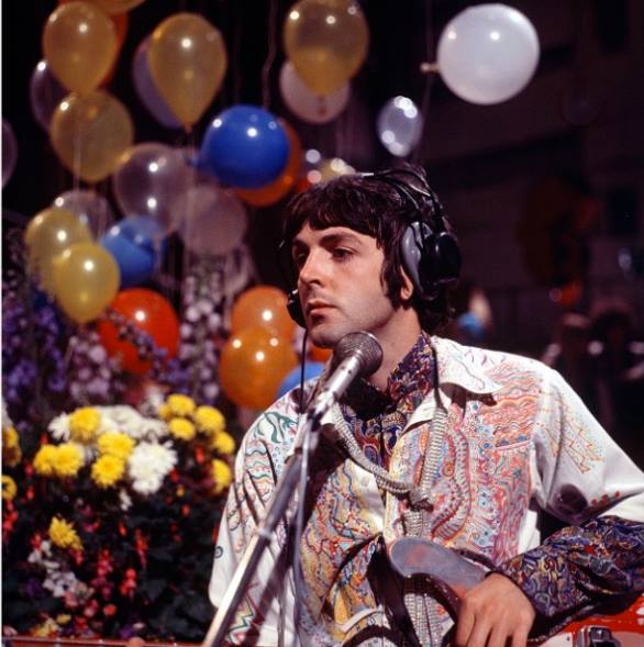 Paul McCartney at Beatles' All You Need Is Love recording