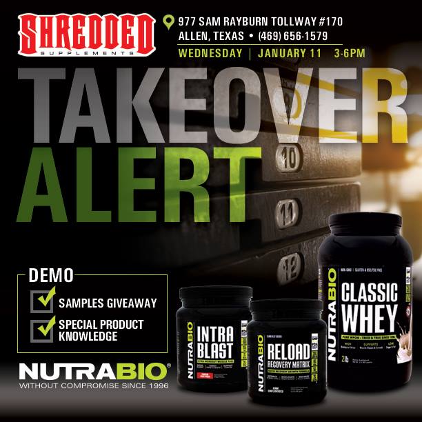 NutraBio - Try our newest flavors! #TeamNutraBio will be at Shredded ...
