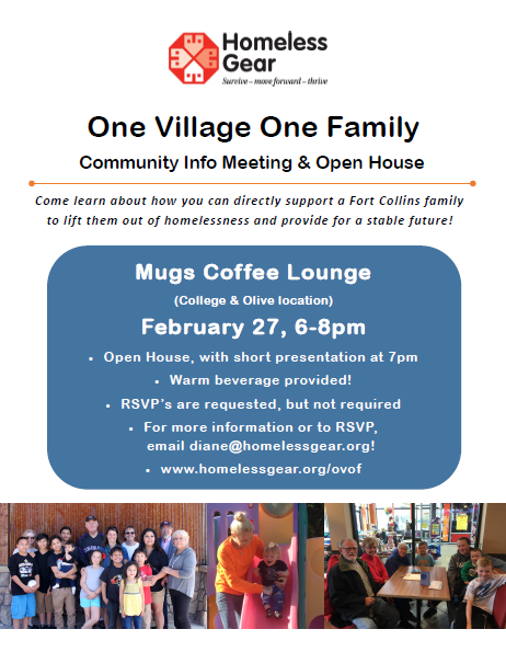 Our One Village One Family program... - Homeward Alliance | Facebook