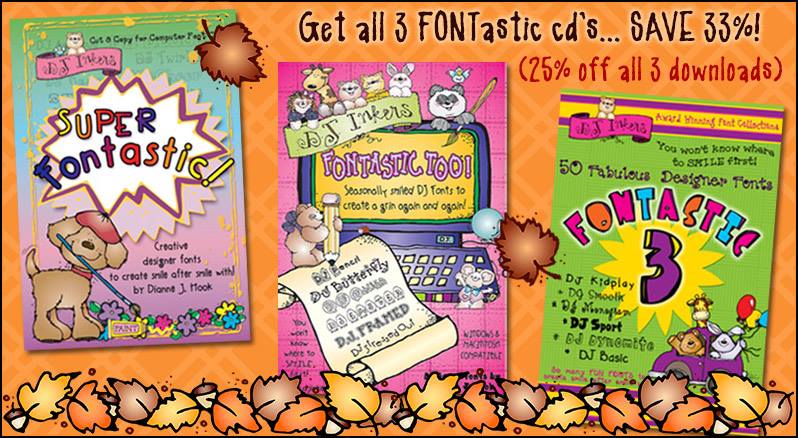 DJ - Love DJ fonts? Love to SAVE? Our FONTastic Trio is the way to go ...