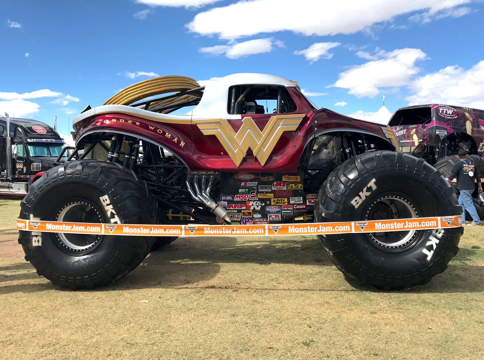 Monster Jam - Wonder. Power. Courage. Wonder Woman unveiled as