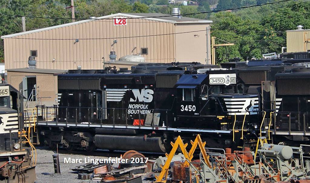 Norfolk Southern SD40-2 locomotive upgrade details