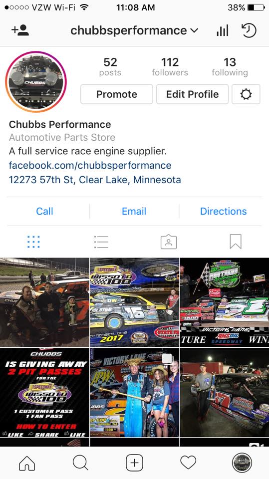 Chubbs Performance | Clear Lake MN