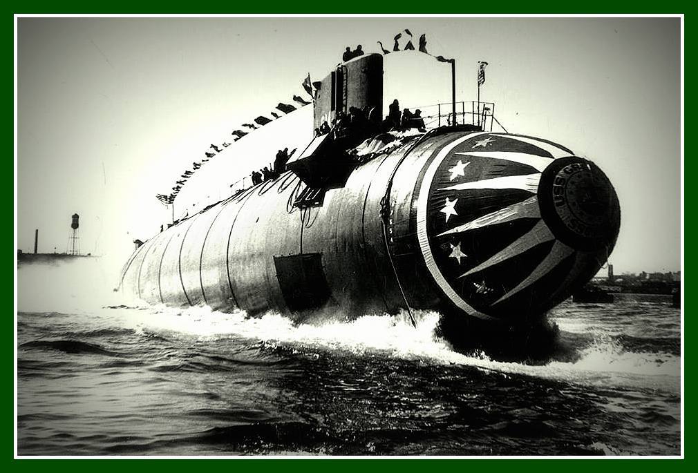 Laid down: 12 November 1940 - USS Greenling (SS-213), a Gato-class
