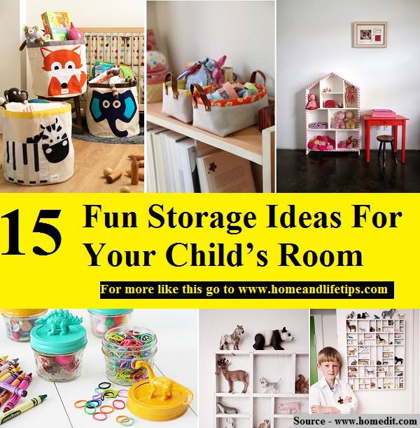 15 FUN STORAGE IDEAS FOR YOUR... - Organizing Home and Life