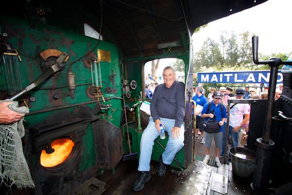 Hunter Valley Steamfest - A cab ride on locomotive 3642 is just about ...