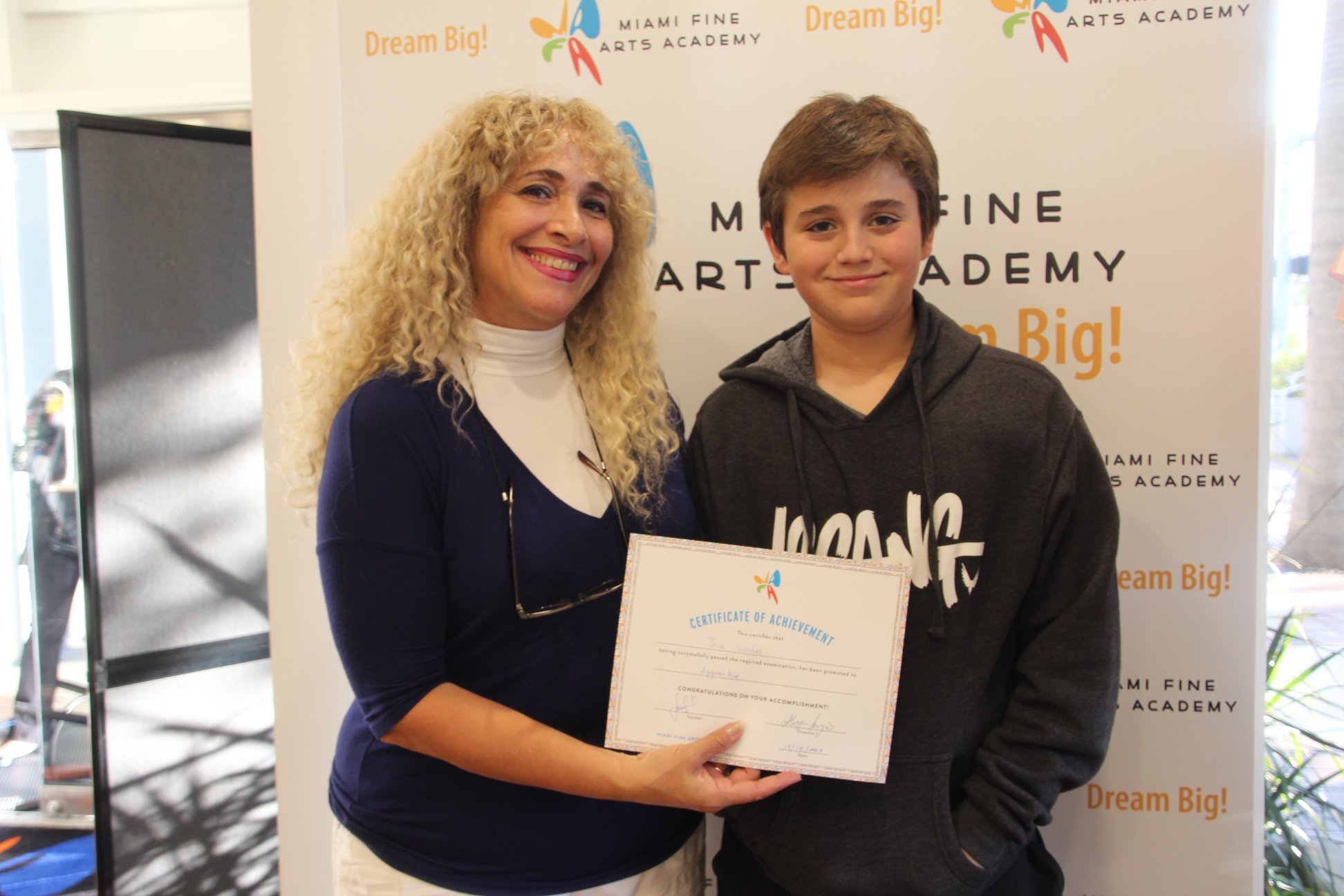 CONGRATULATIONS! Jose,... - Miami Fine Arts Academy