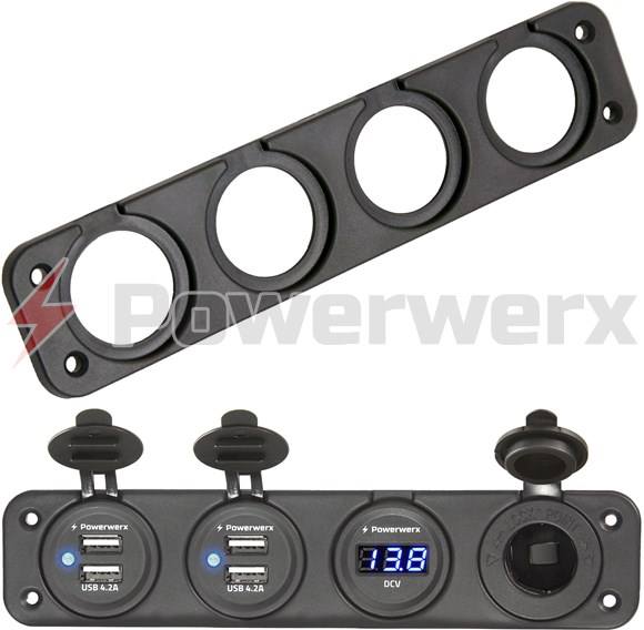 Powerwerx - New Item: Four Hole Wide Panel Mounting Plate... | Facebook