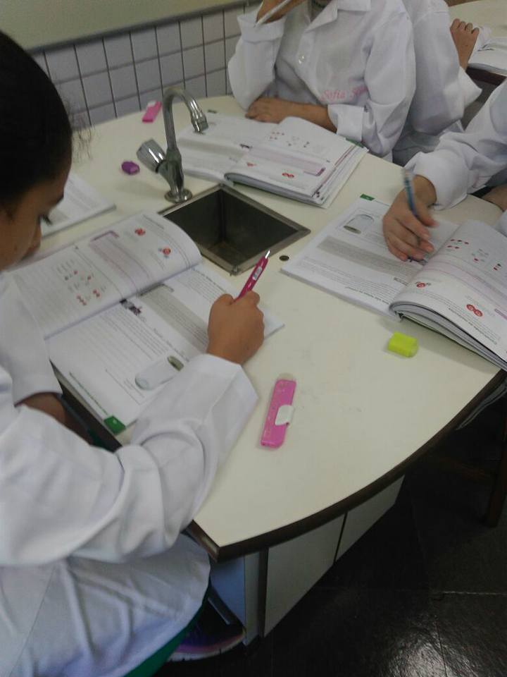 Aula no laboratório com o... - Grupo Educacional Trevo Master