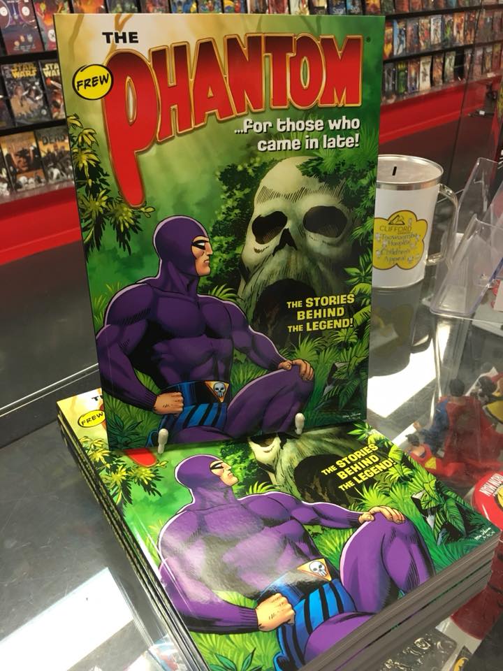 激レア フェード 80s ヴィンテージ DCコミック ザ・ファントム プリント Phantom 80th Anniversary Special FCBD 2016 (Hermes Press) VF+